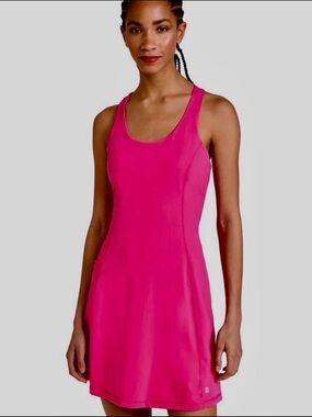 Sweaty Betty Pink Racerback Athletic Dress - Size L